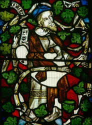 Fenêtre Ew représentant Ézéchiel