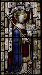 Saint Ethelbert (mal étiqueté comme Édouard le Confesseur au XIXe siècle!)