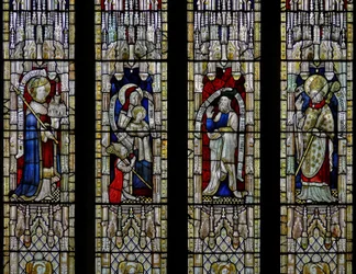 Saint Ethelbert, Sainte Anne et la Vierge, Joachim, Saint Thomas de Hereford