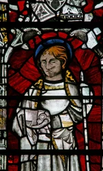 Fenêtre Ew représentant Sainte Marguerite