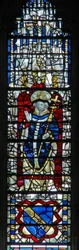 Fenêtre c19 représentant un archevêque