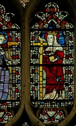 Vitrail représentant Sainte Hélène