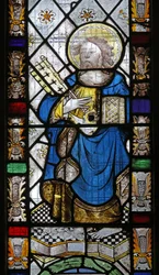 Fenêtre représentant Saint Pierre (moderne ?)