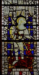 Fenêtre s2 représentant Saint Georges