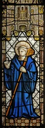 Fenêtre représentant Saint Neot