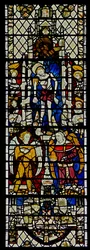 Fenêtre w12 représentant le Corpus Christi