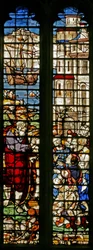 Fenêtre w23 représentant Saint Paul faisant ses adieux