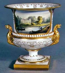 Vase Worcester par Flight, Barr et Barr, vers 1830-35