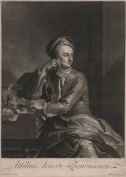 Attilus Ariosti Bononiensis, gravé par John Simon (1675-1751), 1719