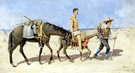 Don Quichotte et Sancho Pança