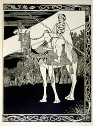 Enak avant Gomorrhe, du livre Judah illustré par Ephraim Moses Lilien (1874-1925)