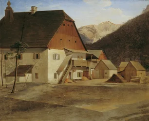 La grande maison de marteau à Hirschwang sur la Rax