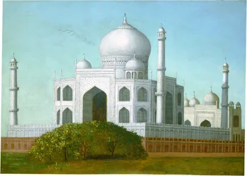 Le Taj Mahal, vers 1860-1880 (huile sur toile)