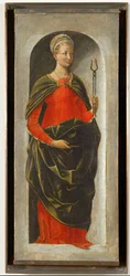 Sainte Apollonie, colonne droite de l