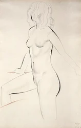 Femme nue debout
