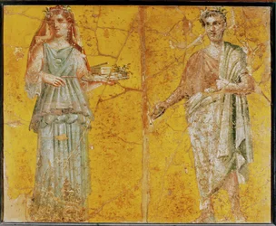 Couple offrant des sacrifices, de Stabiae