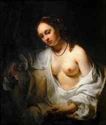 Bethsabee recevant la lettre de David - Bathsheba receives …