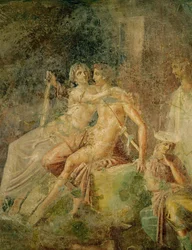 Mars et Vénus. De la maison du cithariste, Pompéi