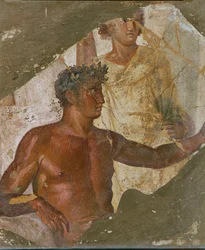 Athlète victorieux, Pompéi, Italie (fresque)