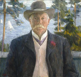 Portrait du compositeur Thorvald Lammers 1841-1922, 1906