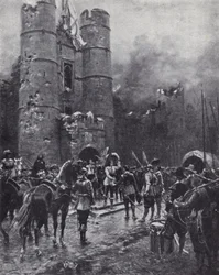 Siège de dix-huit mois du château de Donnington, Berkshire, pendant la guerre civile anglaise