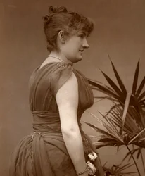 Miss Edith Woodworth, actrice britannique, 1888