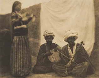 Musiciens égyptiens Rawabí et Almée, 20 février 1852