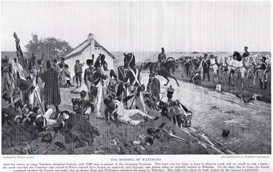 Le matin de Waterloo, illustration tirée de «L