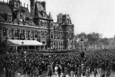 Foule devant l