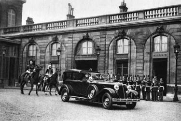 Le président de la République sortant, Paris, 1931