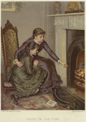 Visages dans le feu