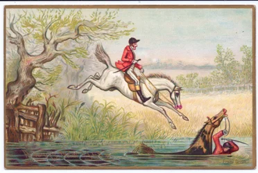Carte de Nouvel An victorienne d
