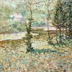 Scène de campagne, hiver, 1910