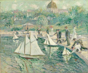 Étang de voiliers modèles, Central Park, New York