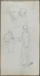 Carnet de croquis, page 12 : Figures multiples