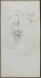 Carnet de croquis, page 14 : Figures