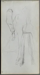Carnet de croquis, page 31 : Étude de figures