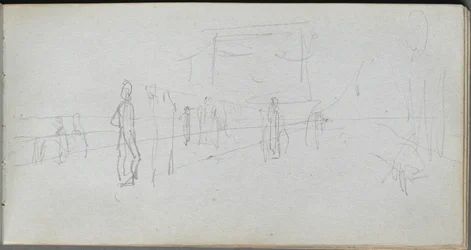 Carnet de croquis, page 40 : Étude de perspective
