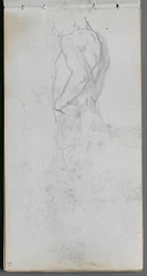 Carnet de croquis, page 51 : Étude de figure