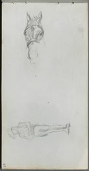 Carnet de croquis, page 69 : Étude d
