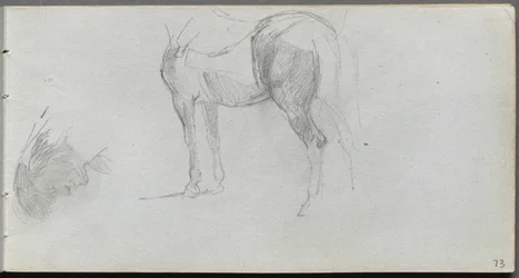Carnet de croquis, page 73 : Étude d