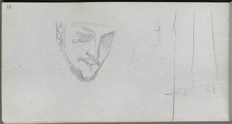 Carnet de croquis, page 83 : Étude d