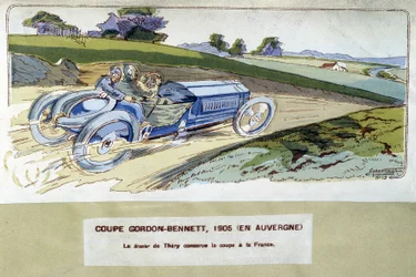 Course : la Coupe Gordon Bennett en 1905