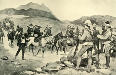 La reddition de la force de Prinsloo à la rivière Caledon, 1901