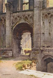 Porte de la Chapelle de Sainte-Marie, Abbaye de Glastonbury