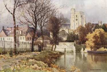 Maidstone, Église de Tous les Saints et le Palais