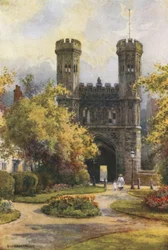 La porte, abbaye de St. Augustine