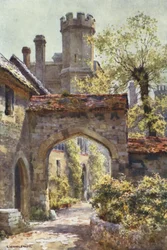 Collège de Winchester : la porte extérieure d
