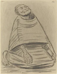 Homme agenouillé, 1916