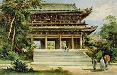 Temple bouddhiste à Kyoto, Japon, de 
